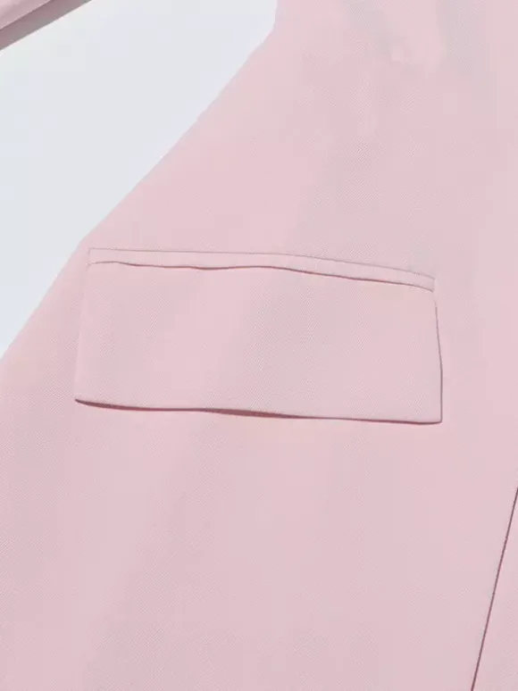 Blazer For Women Chic Cut Out Long Sleeves Outerwear