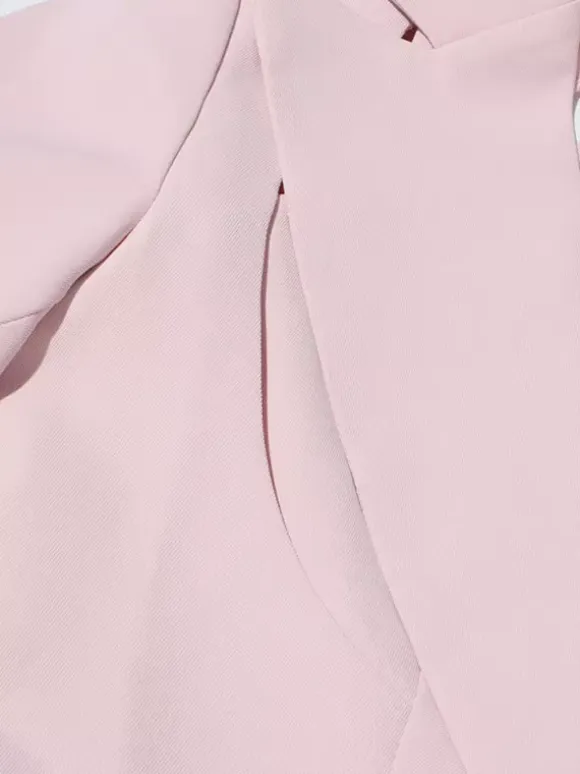 Blazer For Women Chic Cut Out Long Sleeves Outerwear