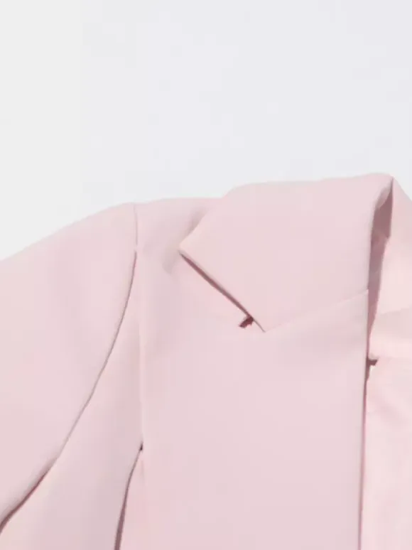 Blazer For Women Chic Cut Out Long Sleeves Outerwear