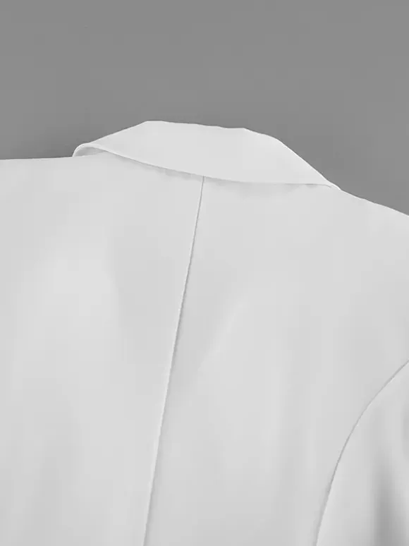 Blazer Dress For Women's Elegant Mini Dress - Wrap Tie Waist Notch Lapel Slim Fit - Spring Office Wear 2026
