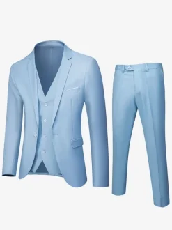 Blazers & Jackets Men's Casual Suits Chic Hunter Green Black Cool Casual Suits For Men
