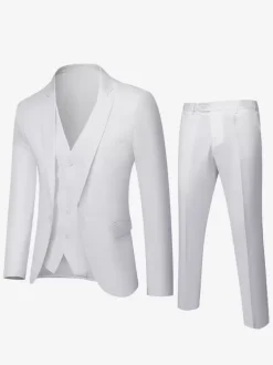 Blazers & Jackets Men's Casual Suits Chic Hunter Green Black Cool Casual Suits For Men