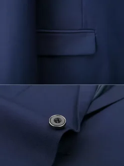 Blazers & Jackets Men's Casual Suits Chic Hunter Green Black Cool Casual Suits For Men