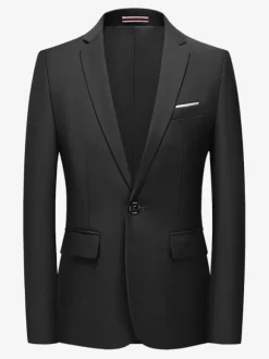Blazers & Jackets Men's Casual Suits Formal Cyan Blue Dark Green Quality Men's Casual Suits