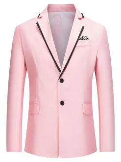 Blazers & Jackets Men's Casual Suits Casual White Grey Cool Casual Suits For Men