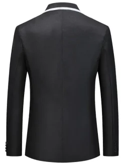 Blazers & Jackets Men's Casual Suits Casual White Grey Cool Casual Suits For Men
