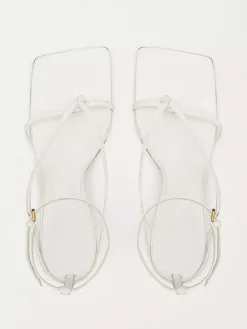 Blue Flip Flop Sandals Women's Thong Strappy High Heel Sandal Shoes