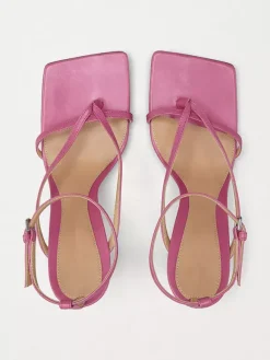 Blue Flip Flop Sandals Women's Thong Strappy High Heel Sandal Shoes