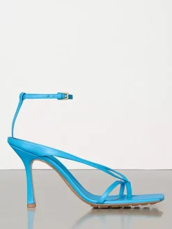 Blue Flip Flop Sandals Women's Thong Strappy High Heel Sandal Shoes