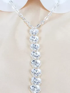 Body Chain Heart Rhinestone Simple Classic Chest Chain