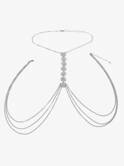 Body Chain Layered Sunflower Bikinis Beach Chest Chain