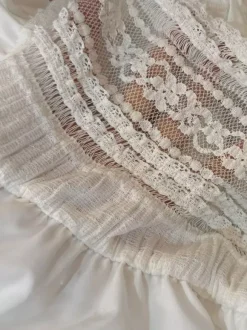 Bohemian Hollow Lace Waist Cami Dress Tie Bust A-line Short Summer Party Dress