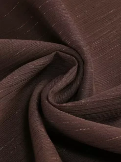 Boho Off-Shoulder Maxi Dress For Women - Brown Smocked Waist Ruffle Chiffon Tiered Long Sleeve Gown - Beach Date Night 2026