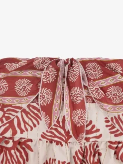 Boho Strapless Floral Print Wide Leg Jumpsuit Women Vacation Beach Outfit