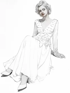 Boho Wedding Dress Polyester Lace A-Line With Train Empire Waist Zipper Long Sleeves V-Neck Ivory