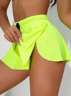 Bottoms Women's Activewear Buttom White Polyester For Running Summer Activewear