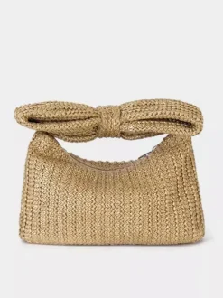 Bow Straw Clutch Bag Vacation Small Bag For Women 2026