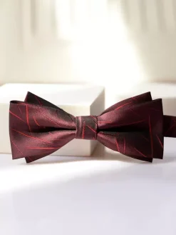 Bow Tie For Men Groom and Groomsmen Wedding Suit Shirt Bow Tie Dress Accessories
