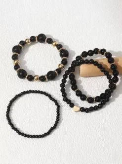 Bracelet Pearl Harmoniously Varied Beaded Star 4PCS Bracelets
