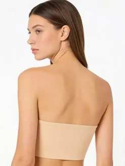 Bralette Wireless Nude Seamless Strapless Bandeau Bra Underwear