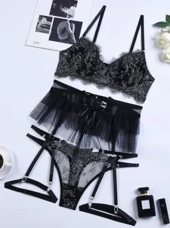 Bras Lingerie Women Bra Black Sexy Hot Underwear