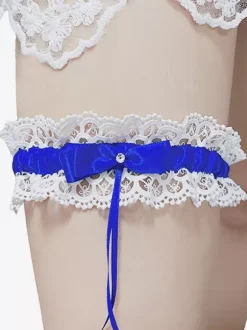 Bridal Accessories Wedding Garters for Bride Pink Lace Indoor For Women
