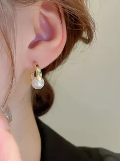 Bridal Earrings Cubic Zirconia Metal Pierced Wedding Jewelry