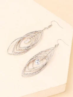 Bridal Earrings Metal Pierced Bridal Jewelry Acc