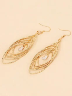 Bridal Earrings Metal Pierced Bridal Jewelry Acc