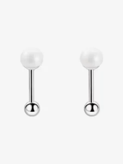Bridal Earrings Pearl Pierced Wedding Jewelry
