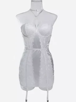 Bridal Lingerie Babydolls Lingerie Women Babydoll White Lace Sexy