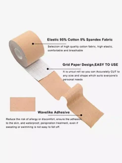 Bridal Lingerie Boob Tape For Breast Lift & Push Up Waterproof Sweat-Proof Boobytape