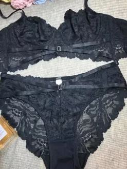 Bridal Lingerie Bra And Pantie Lace Underwear For Women