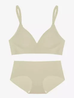 Bridal Lingerie Casual Lingerie Nude 2-Piece Adult's Bra Panty Sets