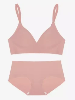 Bridal Lingerie Casual Lingerie Nude 2-Piece Adult's Bra Panty Sets