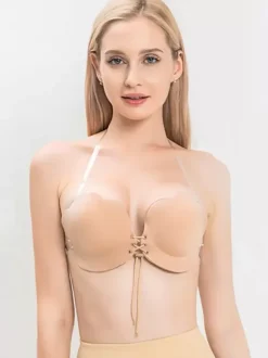 Bridal Lingerie Drawstring Pasties For Women Invisible Strapless Bra