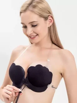 Bridal Lingerie Drawstring Pasties For Women Invisible Strapless Bra