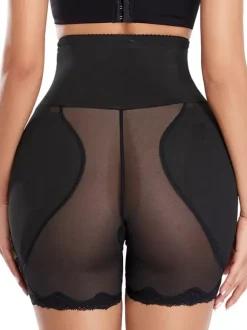 Bridal Lingerie High Waisted Lingerie Shapewear Black Tummy Control Slimming