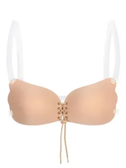 Bridal Lingerie Hot Sale Lingerie Women Bra Nude Drawstring Strapless Underwear Pasties