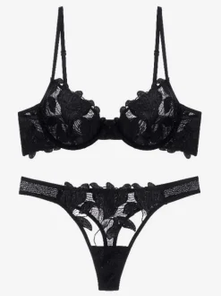 Bridal Lingerie Lace Bra And Panties Set Women's Underwear
