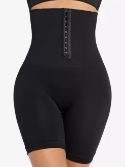 Bridal Lingerie Lingerie Shapewear Nude Front Button Buttons Adjustable High-Waisted Shaping Shorts Plus Size Hook & Eye Tummy Control Seamless Butt Lift