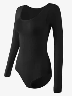 Bridal Lingerie Lingerie Shapewear Coffee Brown Long Sleeves Seamless Long Sleeve Bodysuit Slimming Shaper Plus Size Tummy Control Sculpting Unders