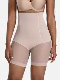 Bridal Lingerie Lingerie Shapewear Nude 1 Piece Sculpting Snatched Waist High Waisted