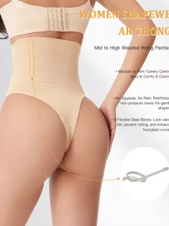 Bridal Lingerie Lingerie Shapewear Black Postpartum Thong Bodysuit Seamless High-Waisted Shaper Tummy Control Butt Lift Plus Size Recovery Girdle