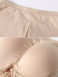 Bridal Lingerie Peach Shaping Butt Lifter Pants For Women High-Waisted Tummy Control Padded Hips Plus Size Breathable