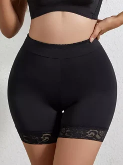 Bridal Lingerie Peach Shaping Butt Lifter Pants For Women High-Waisted Tummy Control Padded Hips Plus Size Breathable