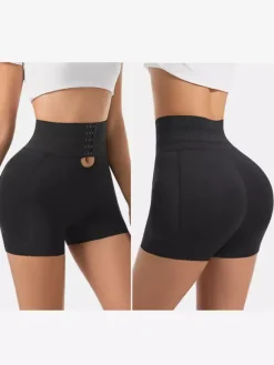Bridal Lingerie Plus Size Adjustable Shaping Shorts For Women Hook & Eye Waist Removable Hip Pads Curvy Butt Lift