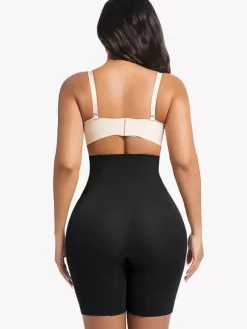 Bridal Lingerie Postpartum High-Waisted Shaping Shorts Plus Size Tummy Control Butt Lift Waist Cincher Girdle Square-Cut Legs