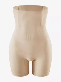 Bridal Lingerie Postpartum High-Waisted Shaping Shorts Plus Size Tummy Control Butt Lift Waist Cincher Girdle Square-Cut Legs