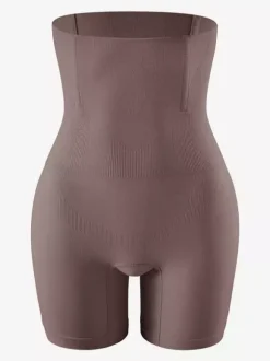 Bridal Lingerie Postpartum High-Waisted Shaping Shorts Plus Size Tummy Control Butt Lift Waist Cincher Girdle Square-Cut Legs